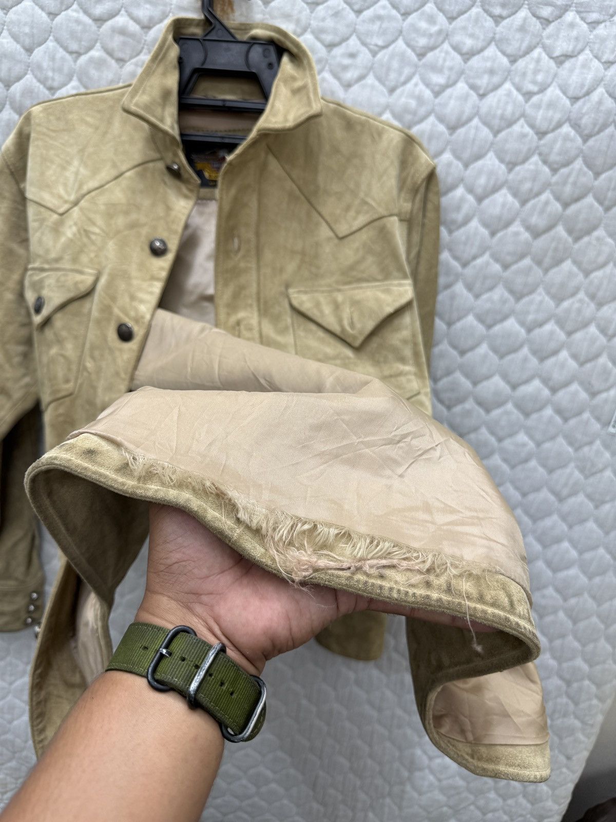 Harley Davidson 🔥🔥🔥ARCHIVE HARLEY DAVIDSON SUEDE LEATHER JACKET Size US M / EU 48-50 / 2 - 13 Thumbnail