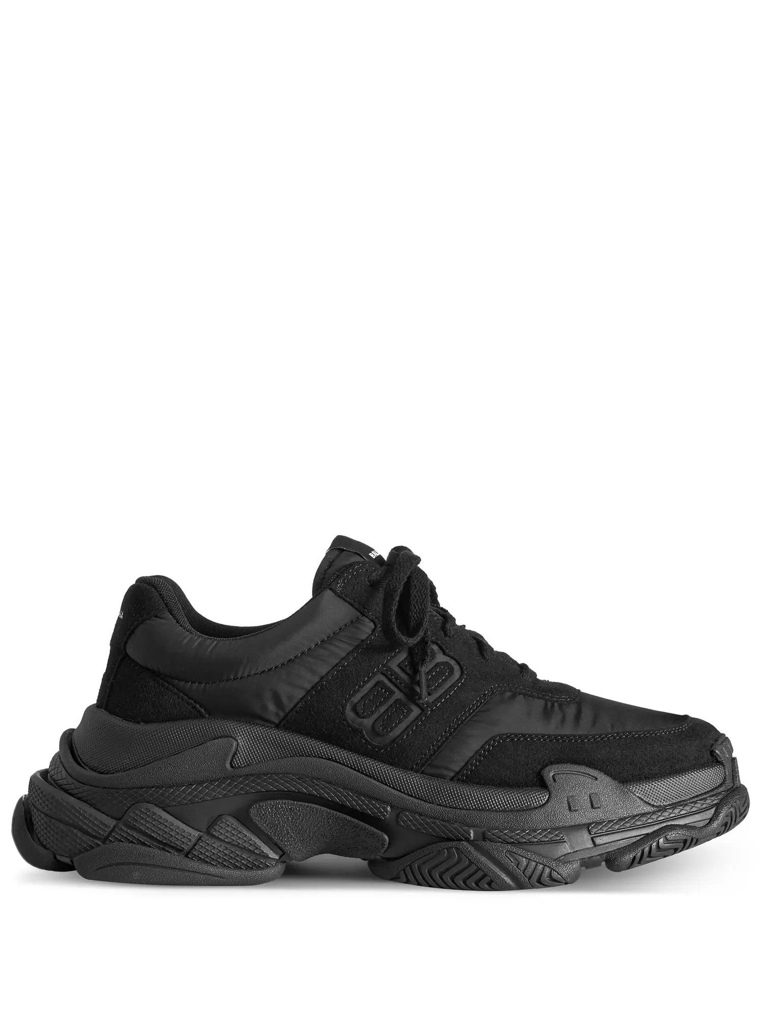 Balenciaga o1mt1gz0924 Triple S Sneaker in Black Size US 6 / EU 39 - 1 Thumbnail
