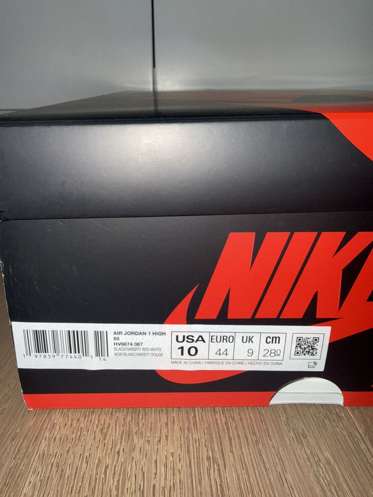 Jordan Brand Size 10 - Air Jordan 1 Retro '85 OG 2025 High Bred / Banned Size US 10 / EU 43 - 13 Thumbnail