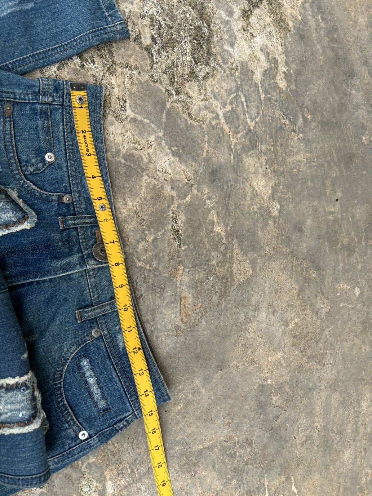 Hysteric Glamour × Japanese Brand Distressed Denim Japanese Luxury Style Jeans Size US 30 / EU 46 - 11 Thumbnail