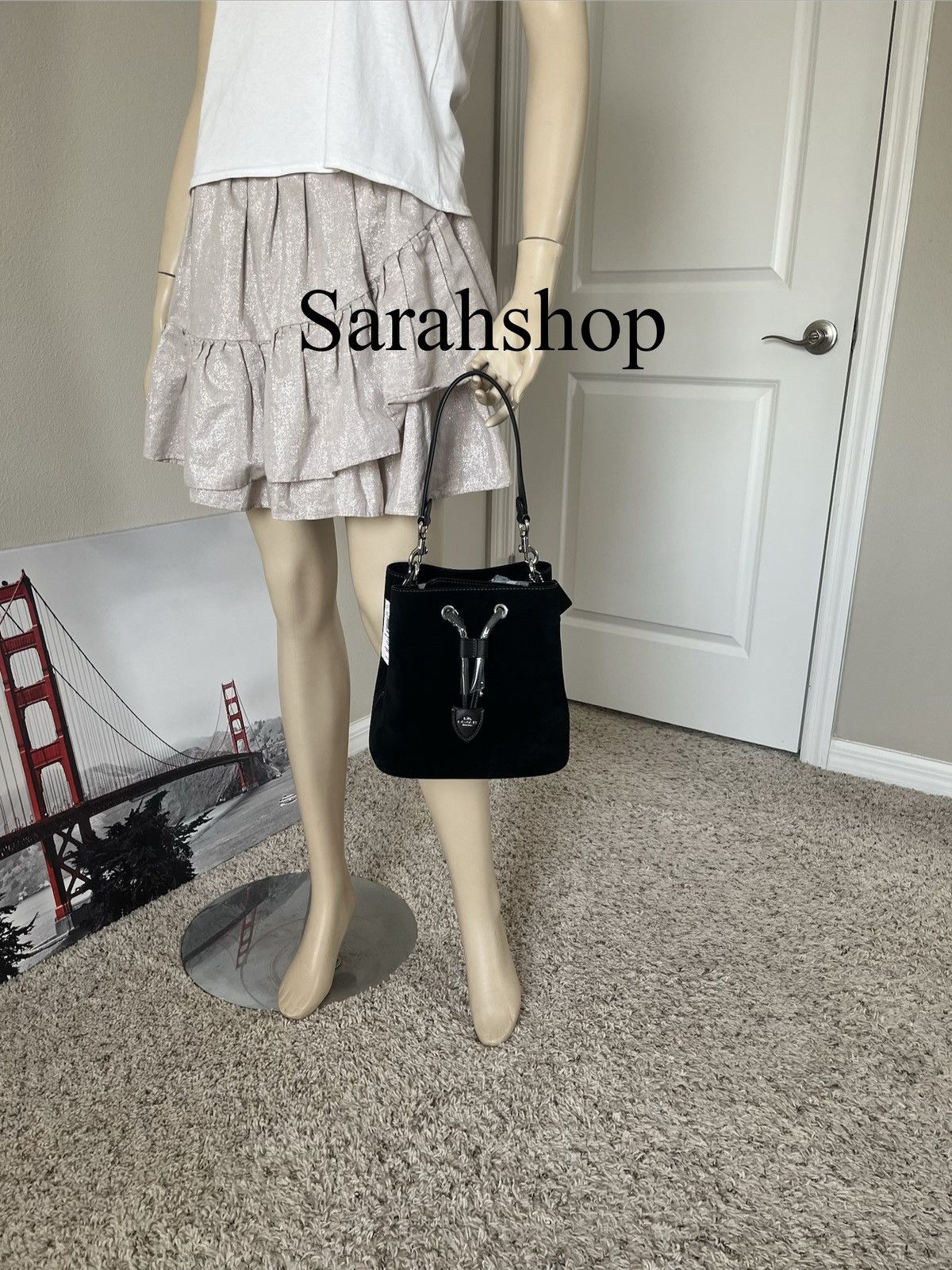 Coach Coach Rowan Bucket Bag With Cherry Charm Size ONE SIZE - 10 Thumbnail