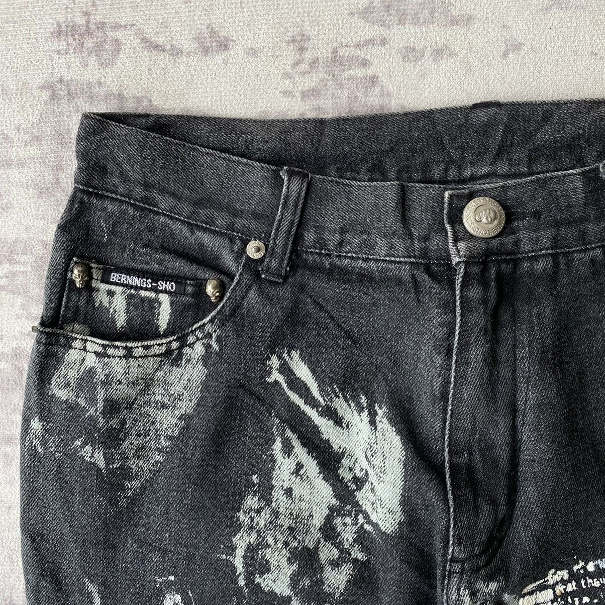 If Six Was Nine Bernings Sho Punk Distressed Denim Pants Size US 29 - 10 Thumbnail