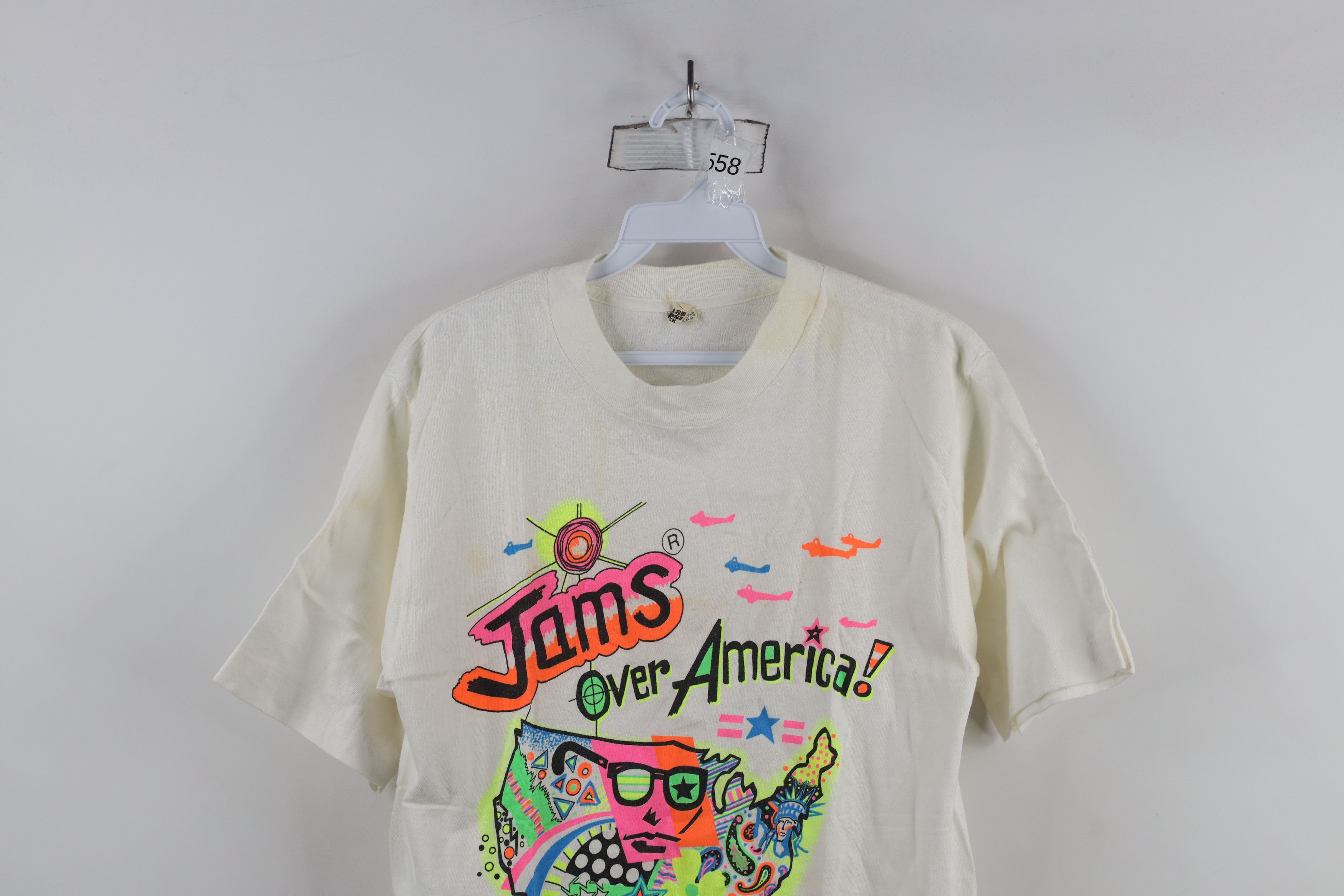 Vintage Vintage 70s 80s Original Jams International T-Shirt USA Size US M / EU 48-50 / 2 - 2 Thumbnail