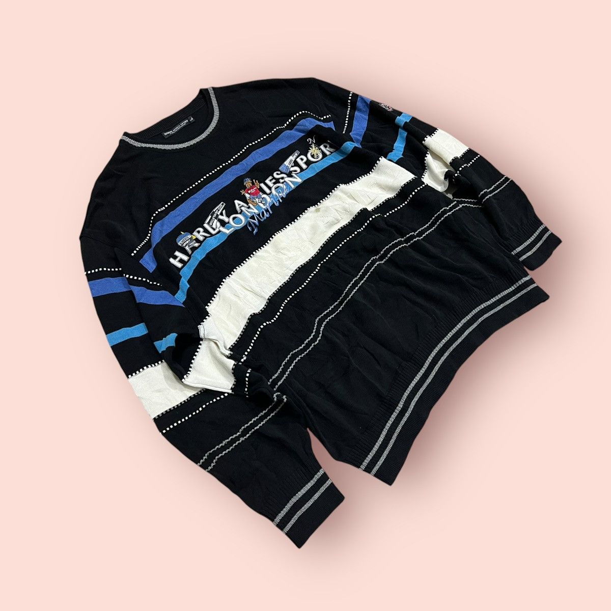 Designer × Hardy Amies VINTAGE HARDY AMIES SPORT PULLOVER SWEATER Size US L / EU 52-54 / 3 - 2 Thumbnail