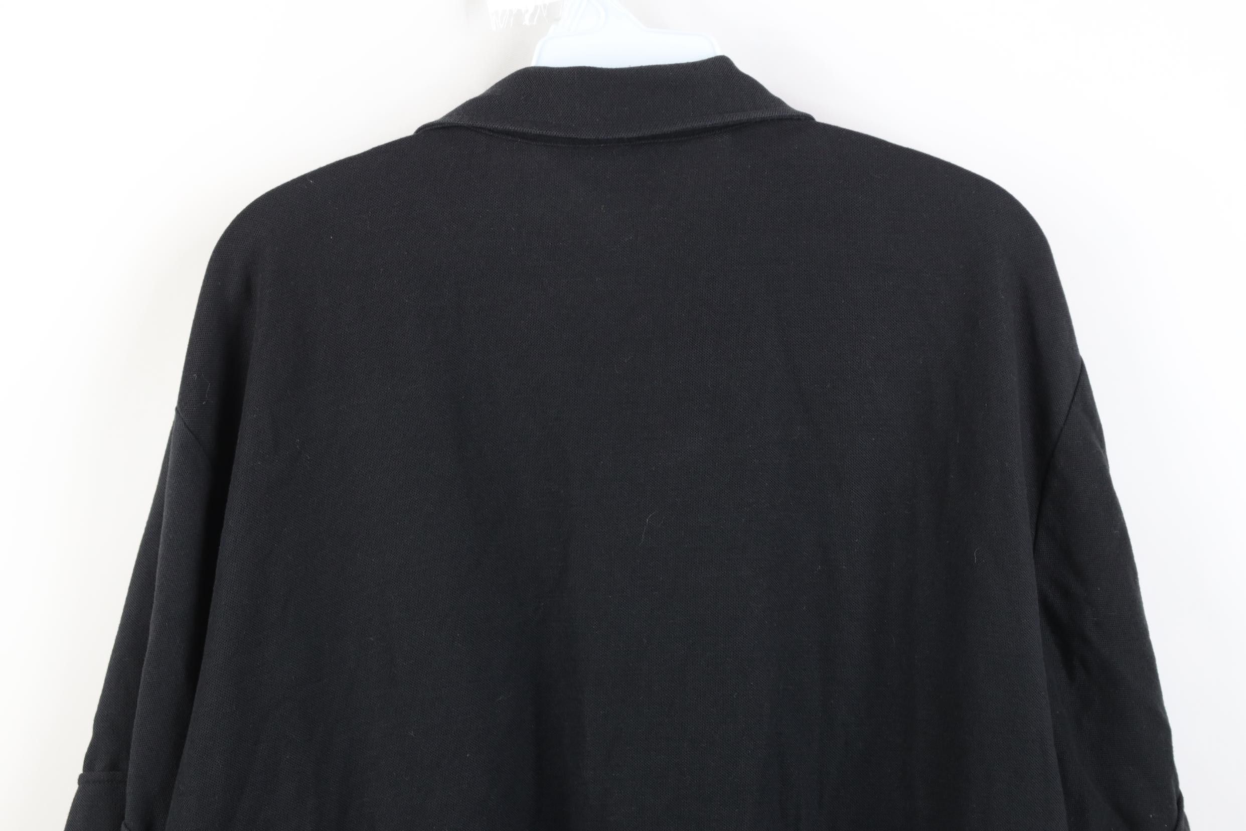 Vintage Vtg 70s 80s Streetwear Knit Collared Golf Polo Shirt Black Size US XL / EU 56 / 4 - 13 Thumbnail