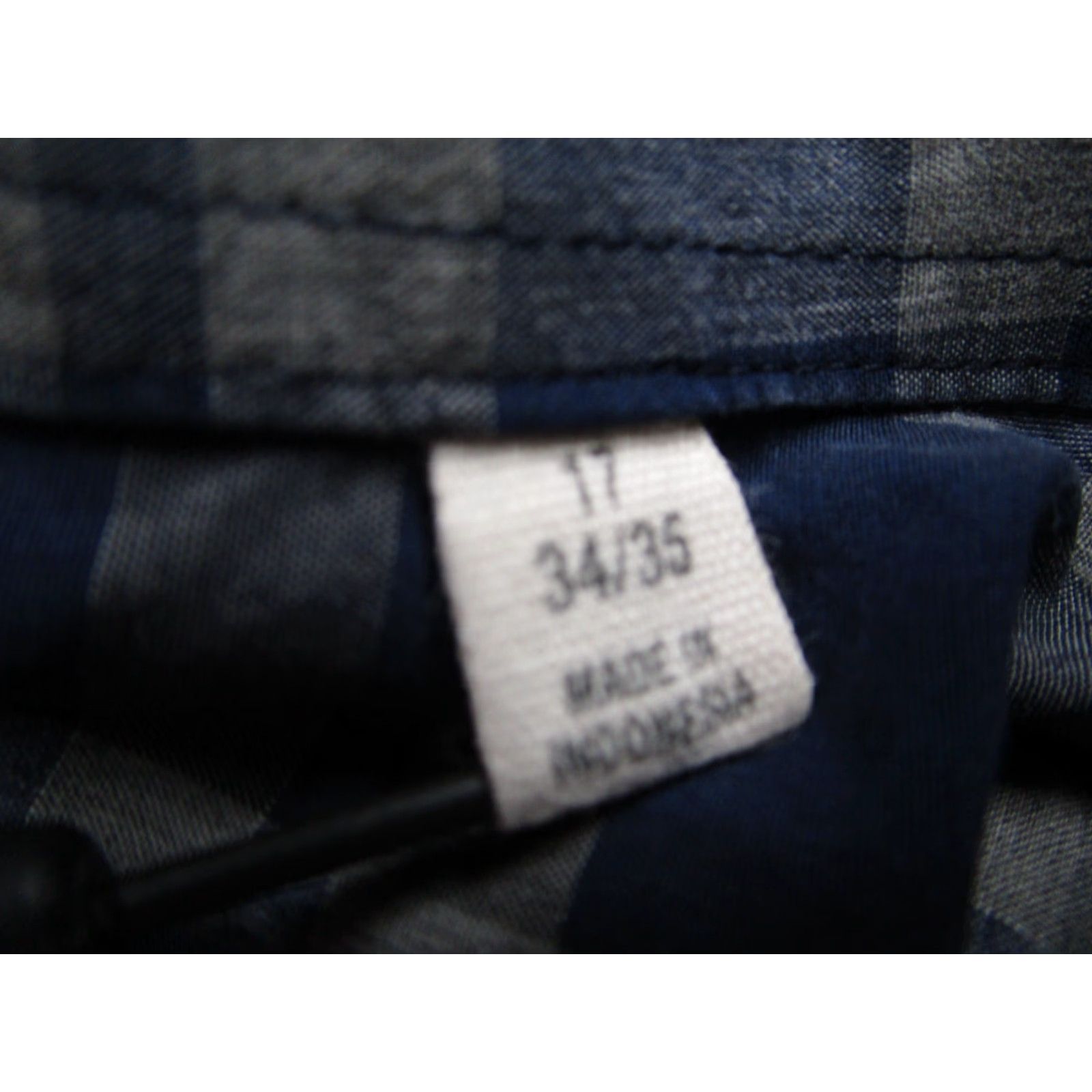 Todd Snyder Todd Snyder Dress Shirt Mens 17 34 Blue Check Long Sleeve Button Up Classic Fit 100% Cotton Size 34R - 4 Thumbnail