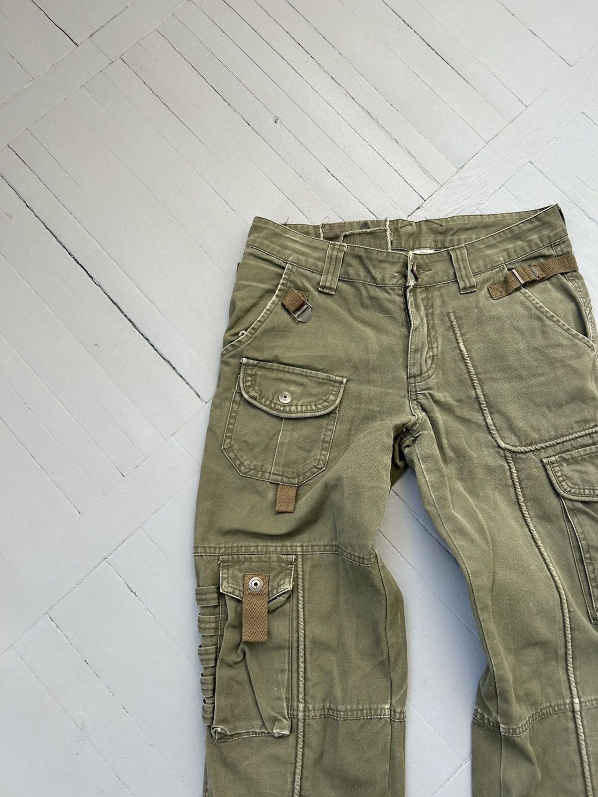 Japanese Brand × Vintage Vintage cargo pants Size 27" / US 4 / IT 40 - 3 Thumbnail