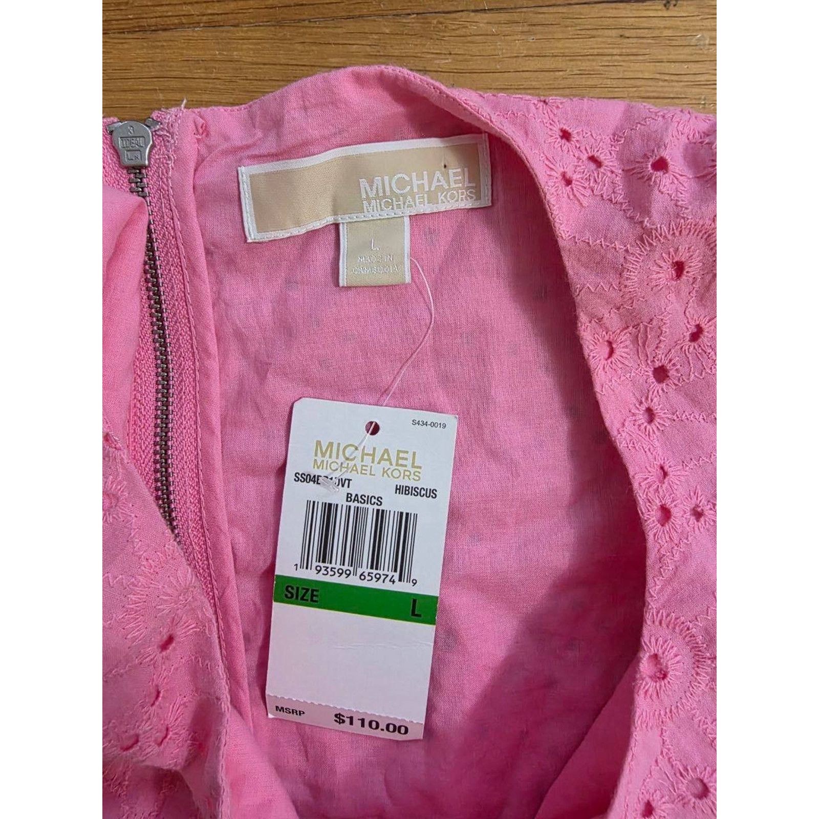 Michael Kors Michael Kors Sleeveless Blouse Top w/ Zipper Back L A001344 Size L / US 10 / IT 46 - 4 Thumbnail