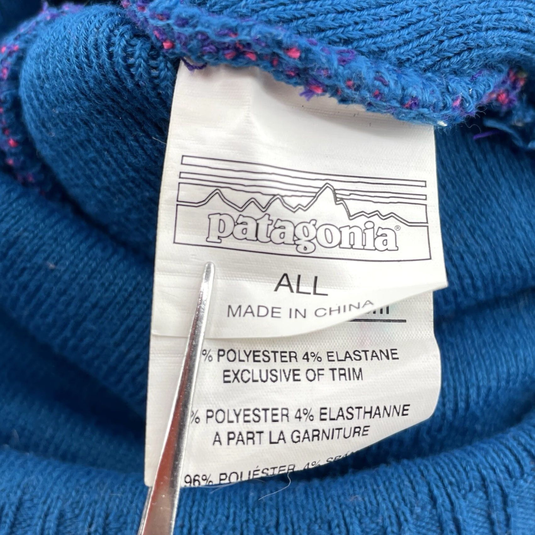 Patagonia Patagonia Beanie Hat Cap Women Chunky Knit Rib Outdoor Cabin Workwear Hat Size ONE SIZE - 5 Thumbnail