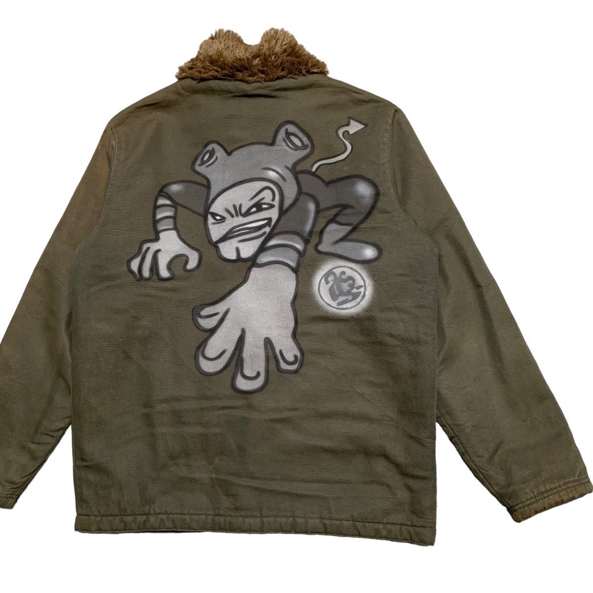 Japanese Brand Japanese Brand Ass Big Print Jacket Size US L / EU 52-54 / 3 - 3 Thumbnail