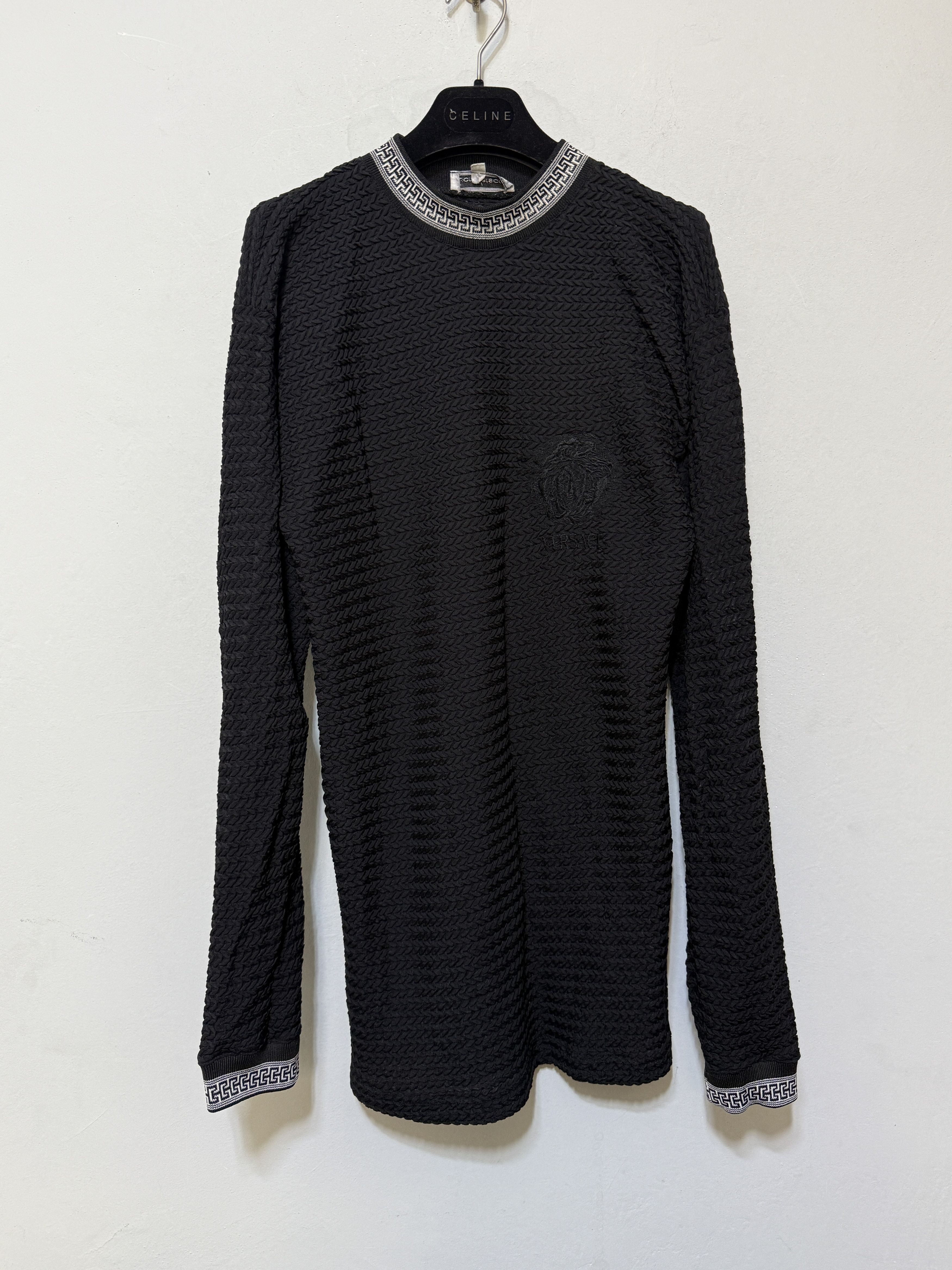 Versace Jeans Couture Rare Vintage Gianni Versace big logo sweater jumper Size US L / EU 52-54 / 3 - 3 Thumbnail