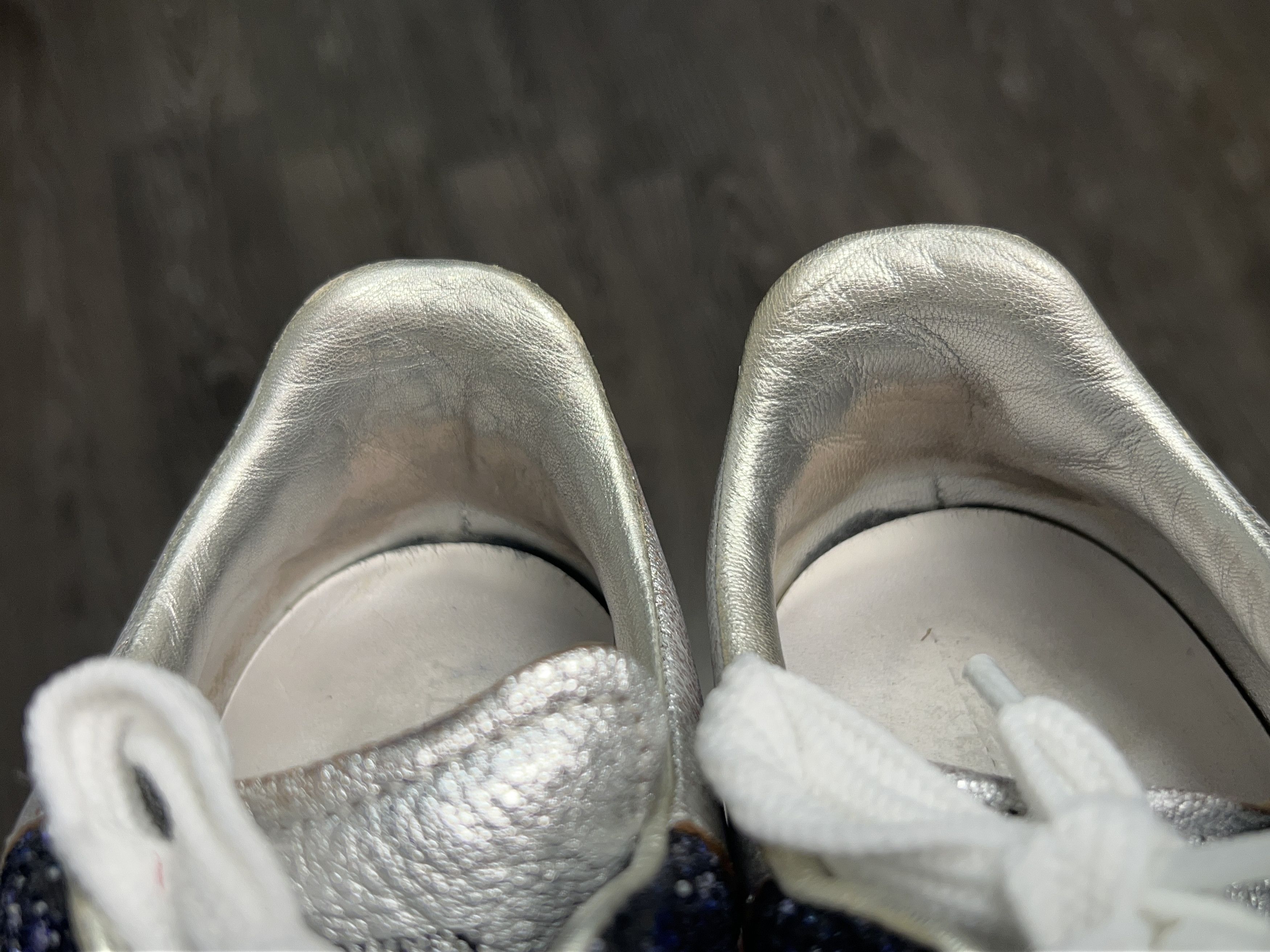 Womens Oversized Glitter Sneakers Shoes Size 36 1/2 US 6.5