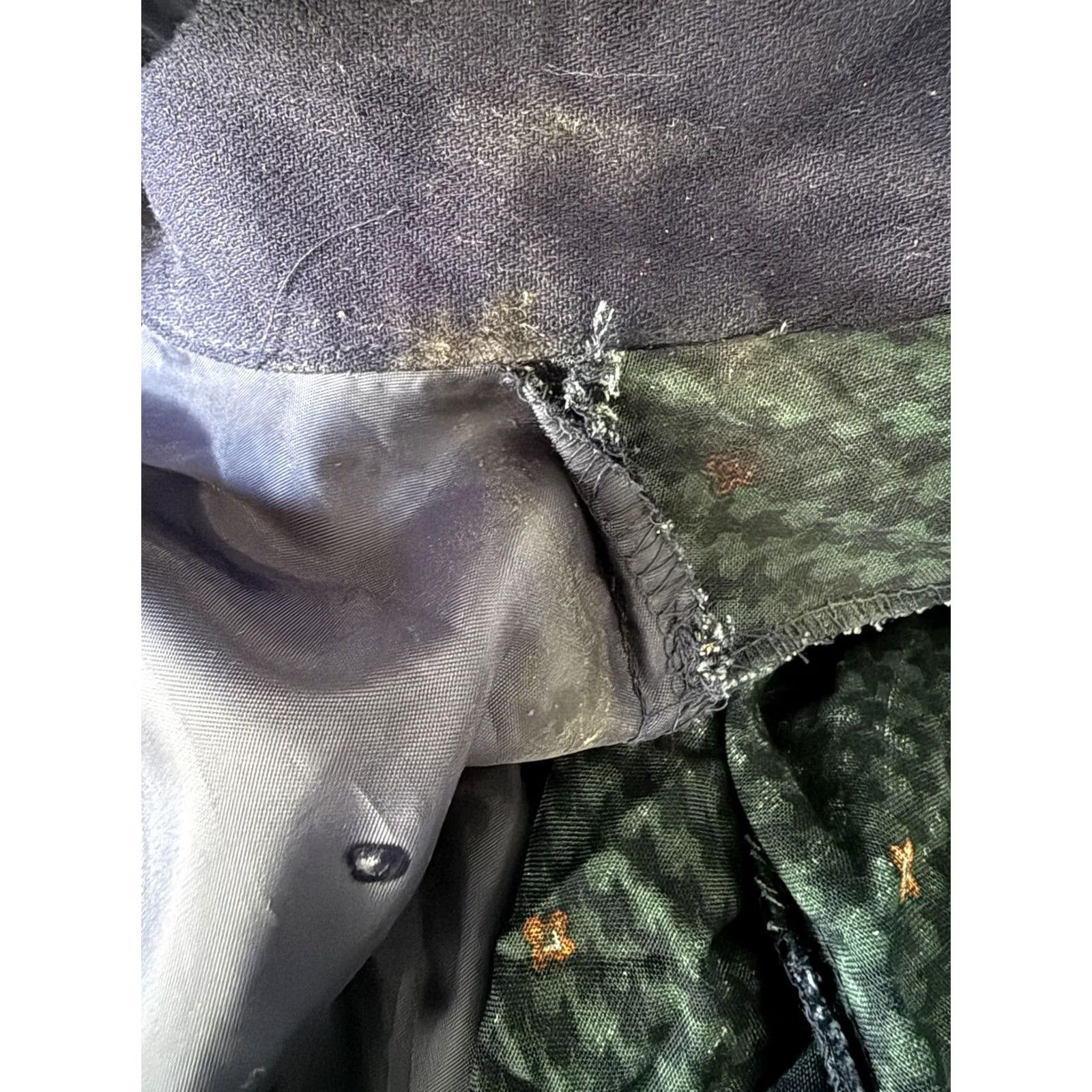 Lee Kathie Lee Jacket Womens 2X Green Horse Equestrian Print Check Button Lined Jacket Size XXL / US 16-18 / IT 52-54 - 7 Thumbnail