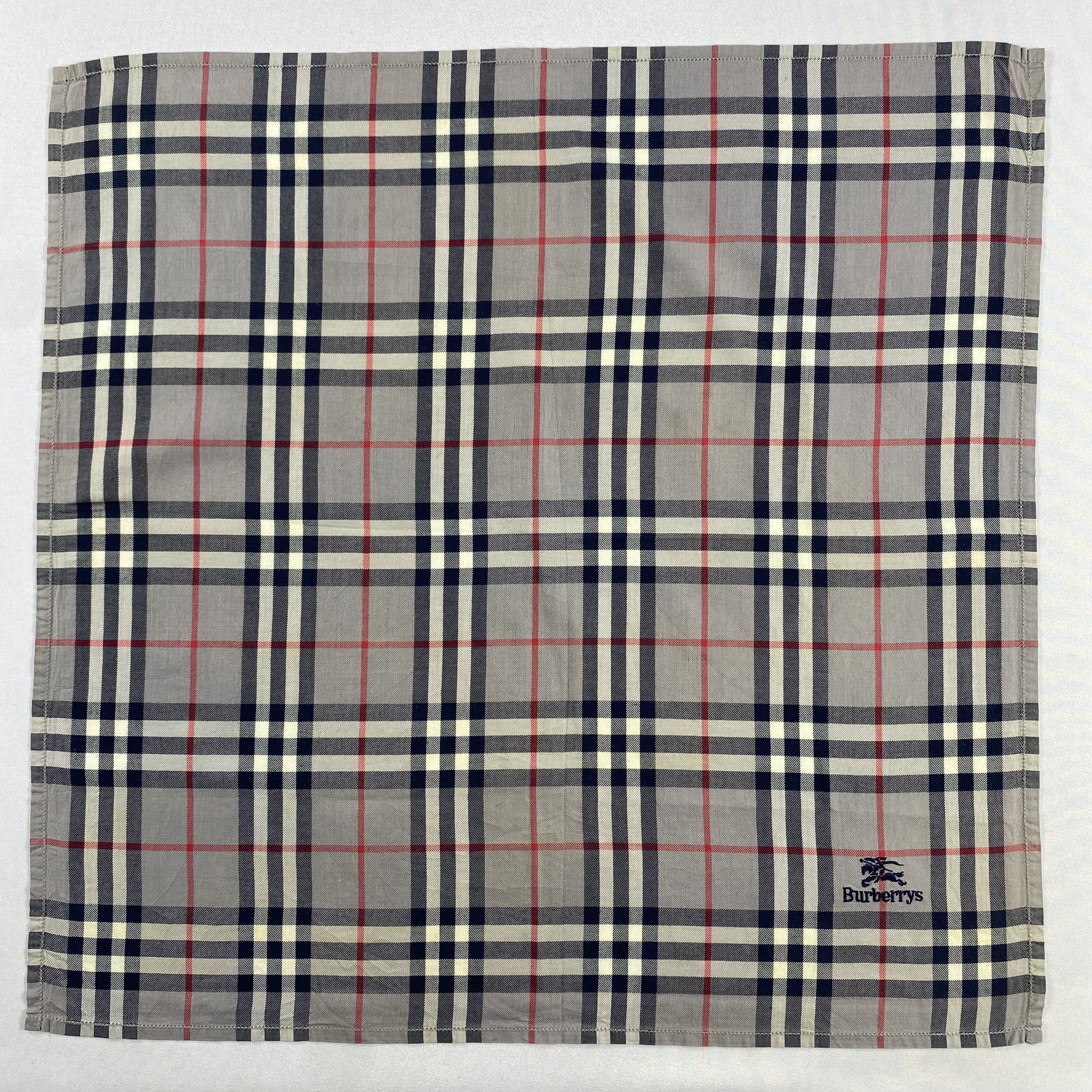 Burberry × Vintage Burberry Handkerchief / Neckerchief / Bandana-P956 Size ONE SIZE - 1 Thumbnail