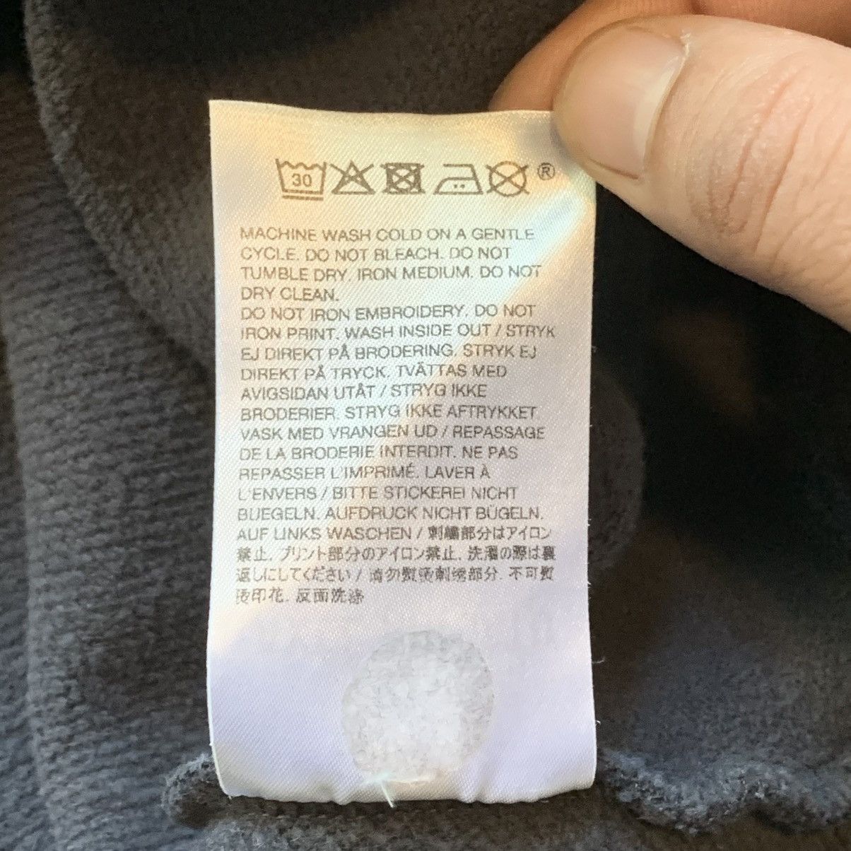Axel Arigato Axel Arigato Grey Anti Bee Bird Hoodie Size US L / EU 52-54 / 3 - 6 Thumbnail