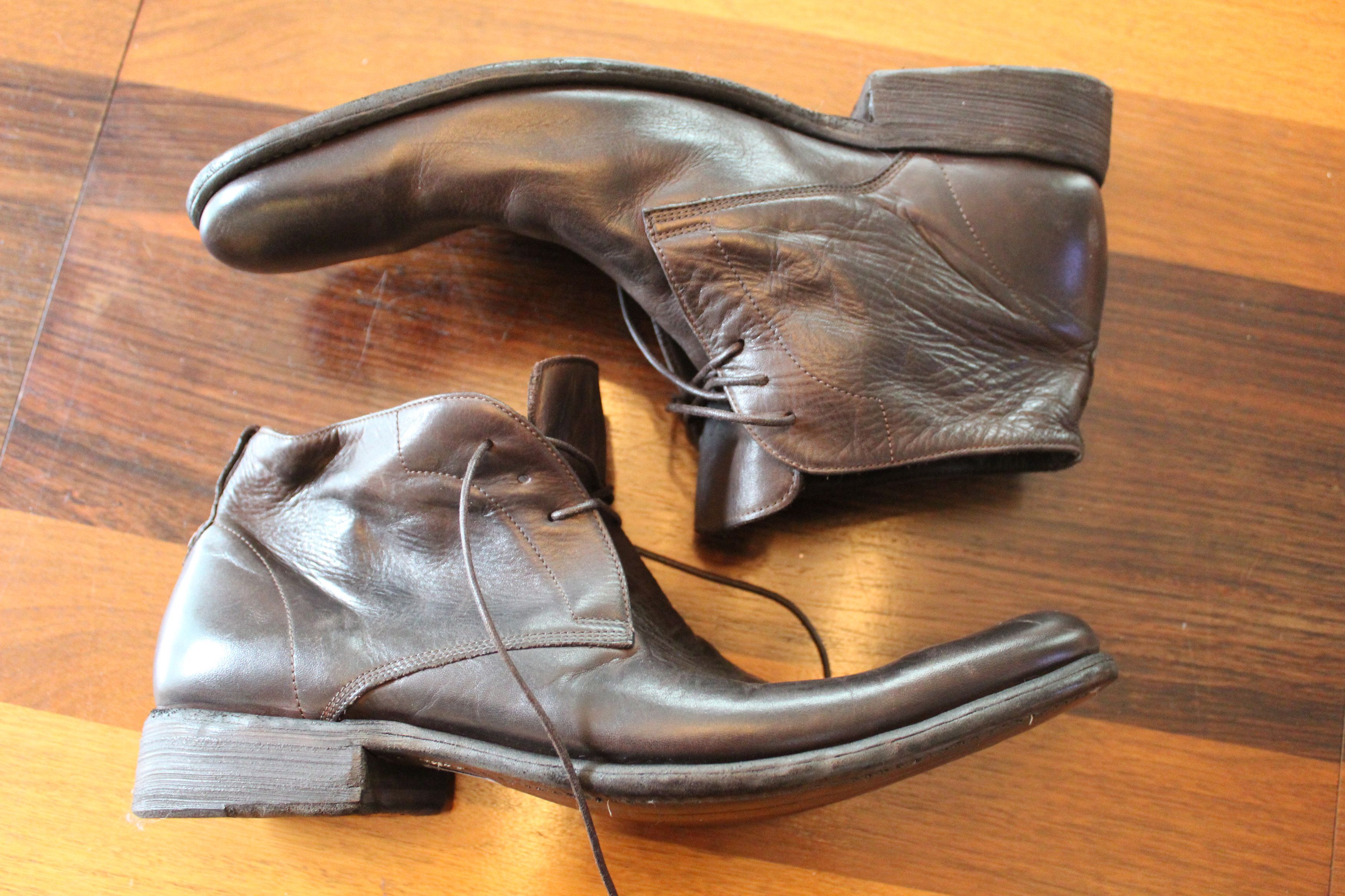 Varvatos Collection Washed Leather Chukka Boot Circa 2003