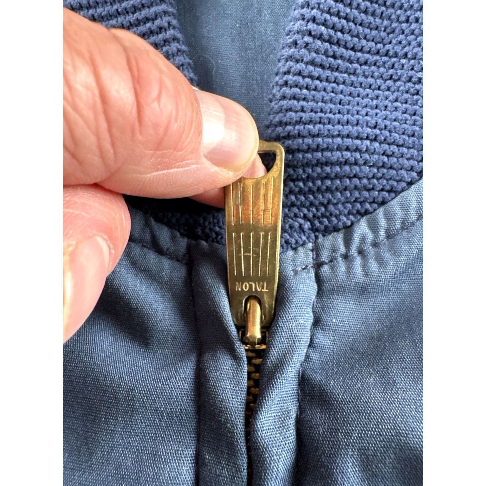Vintage VINTAGE 70s Blue Bomber Jacket Mens M USA Made Zip Workwear Lightweight Coat Size US M / EU 48-50 / 2 - 7 Thumbnail
