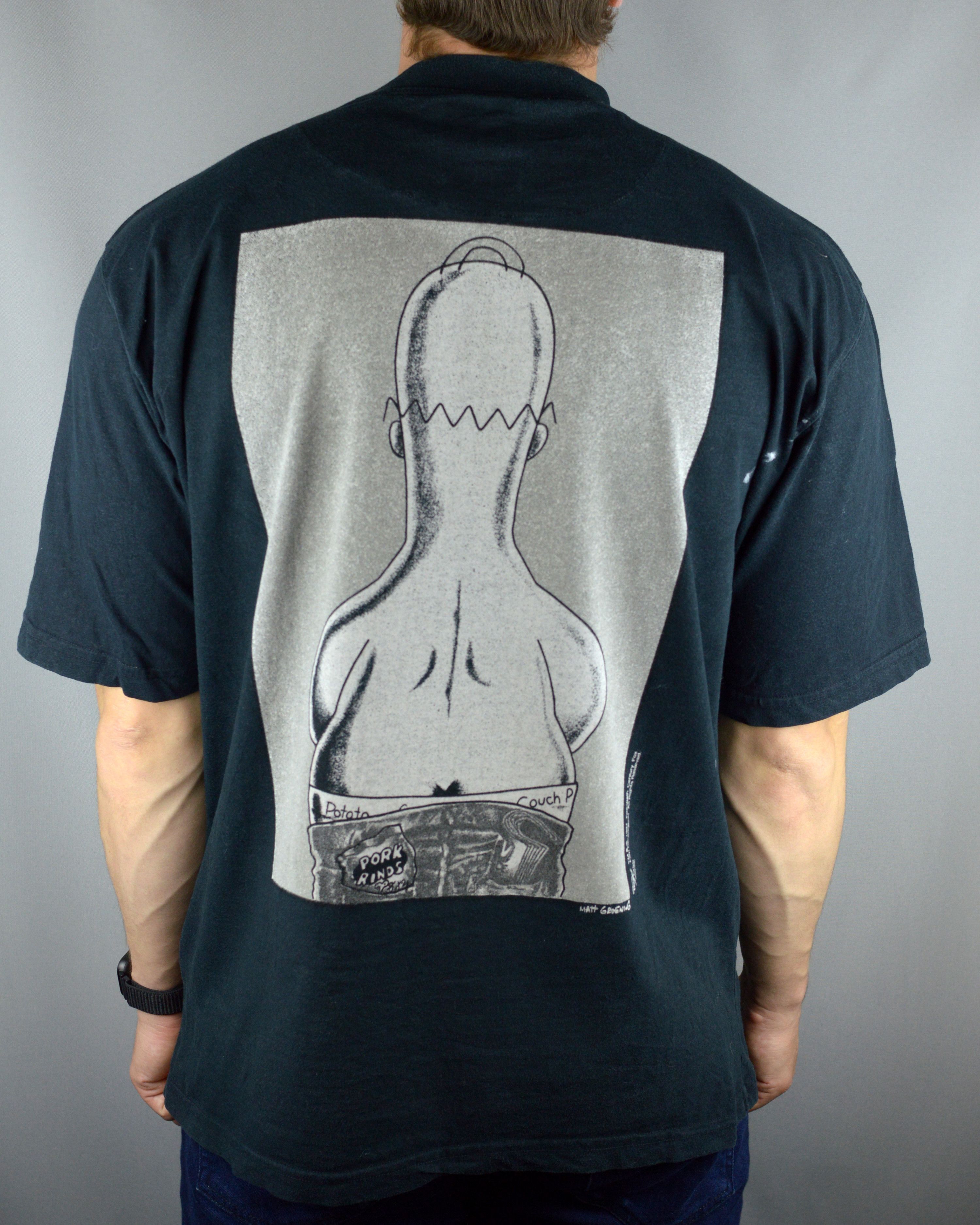 The Simpsons × Vintage Vintage The Simpsons Homer Couch Potato 1997 t shirt Size US L / EU 52-54 / 3 - 2 Thumbnail