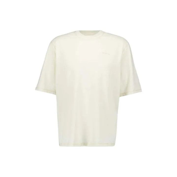 AMI AMIPARIS Yellow Logo Embroidered Short Sleeve T-Shirt 0079 Size US L / EU 52-54 / 3 - 1 Thumbnail