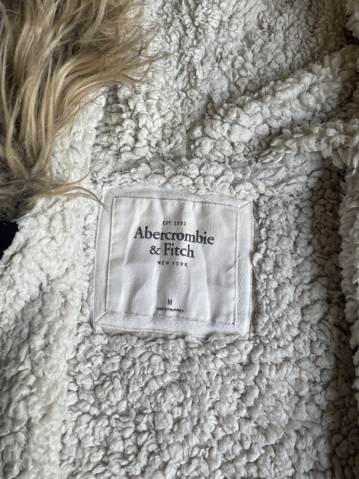 Japanese Brand Abercrombie & Fitch Sherpa Hoodie Size US M / EU 48-50 / 2 - 6 Thumbnail