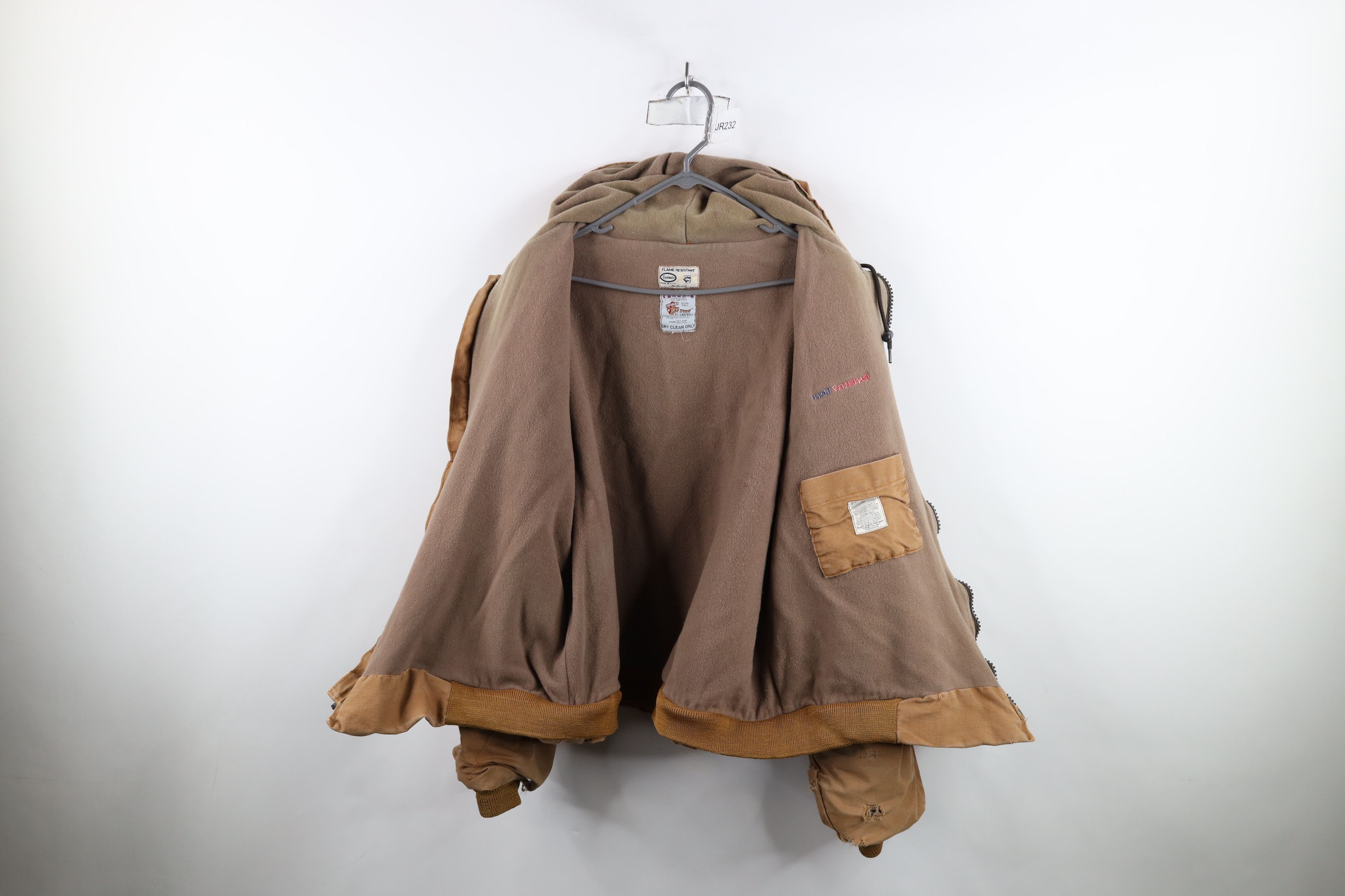 Vintage Vintage 90s Tyndale FR Wool Lined Hooded Canvas Jacket USA Size US XXL / EU 58 / 5 - 9 Thumbnail