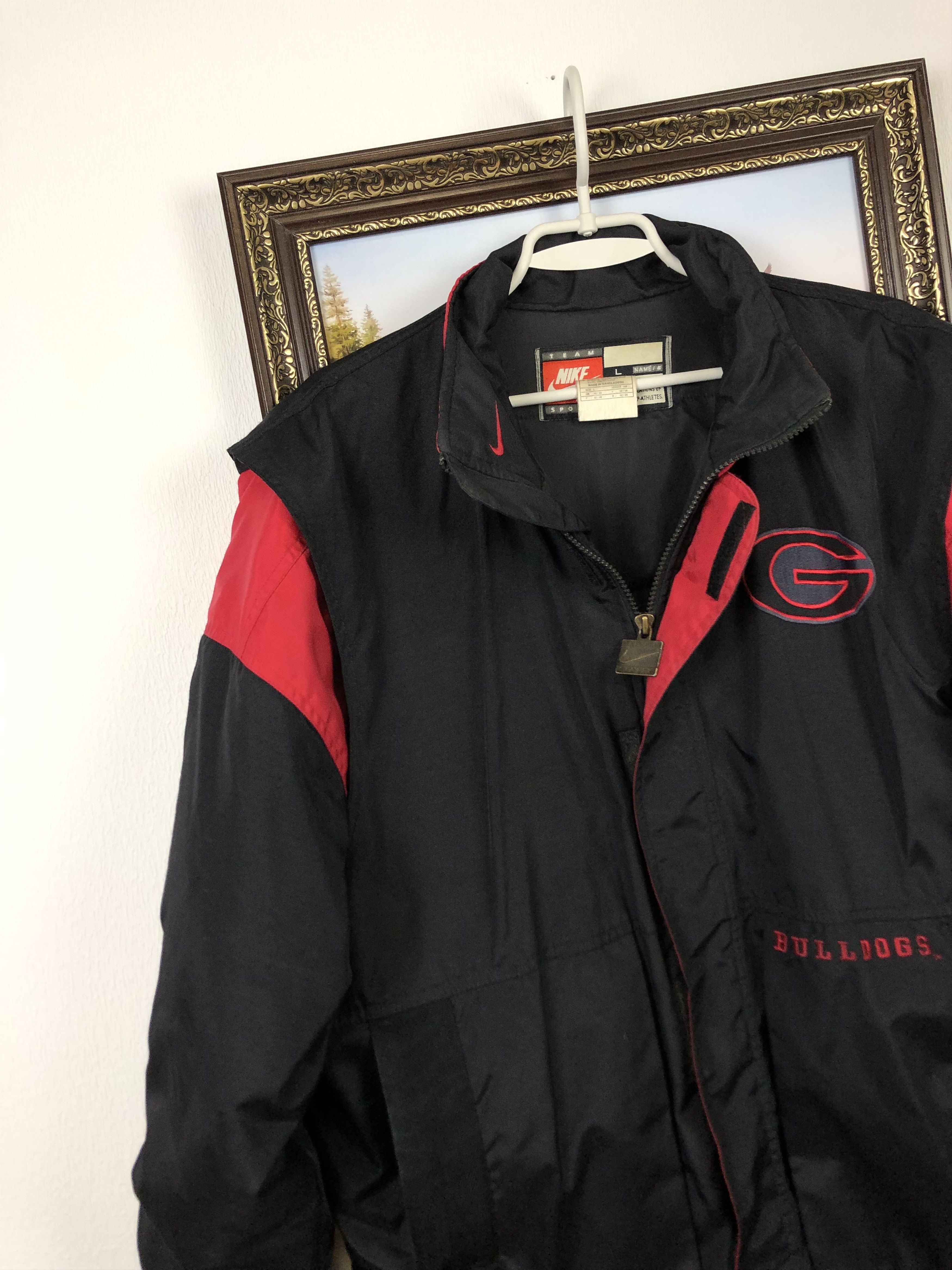 Nike × Vintage Vintage Team Nike Georgia Bulldogs Jacket Bomber Rare Size US L / EU 52-54 / 3 - 5 Thumbnail