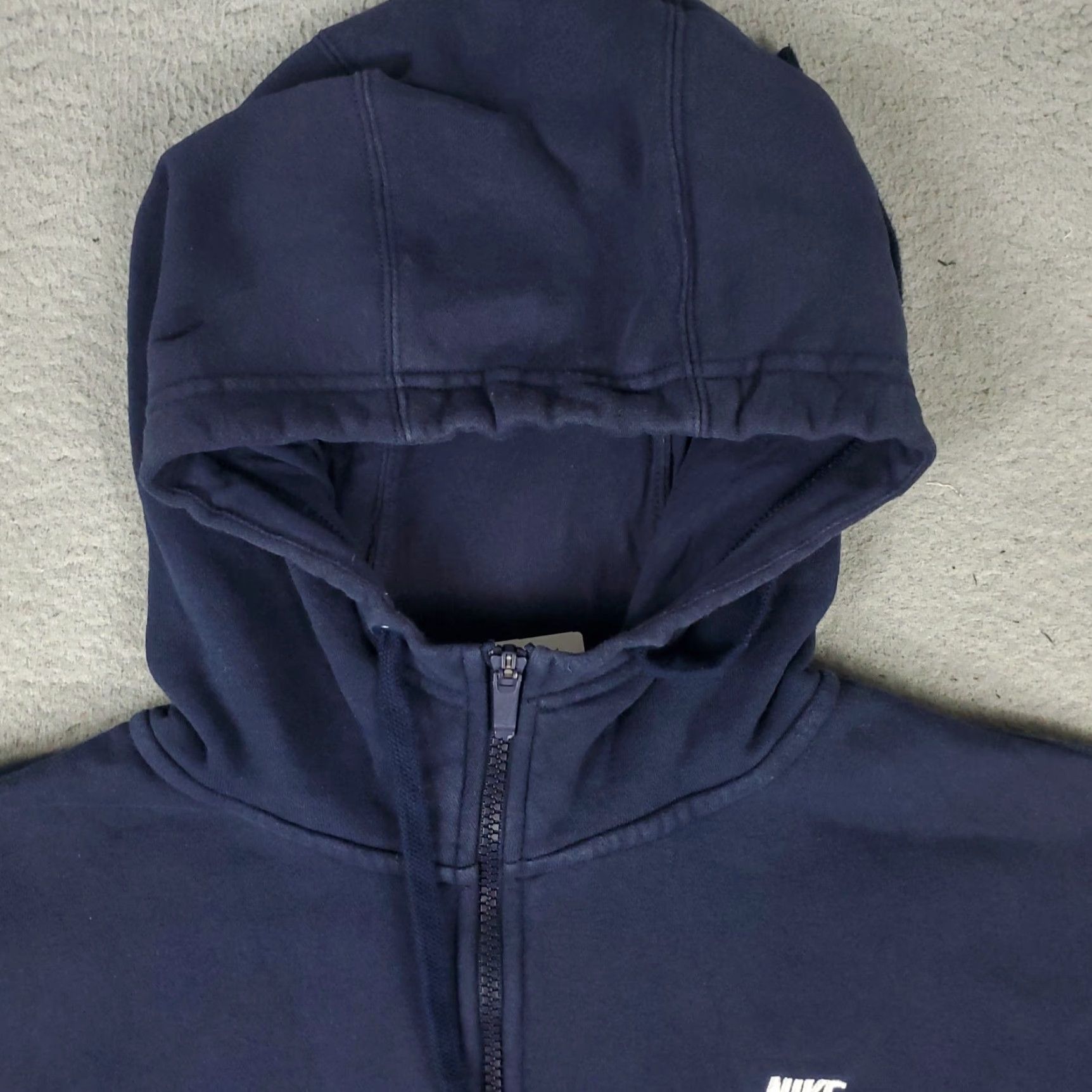 Nike Nike Hoodie Mens Large Blue Swoosh Casual Pullover Sweatshirt *STAINED* Size US L / EU 52-54 / 3 - 2 Thumbnail