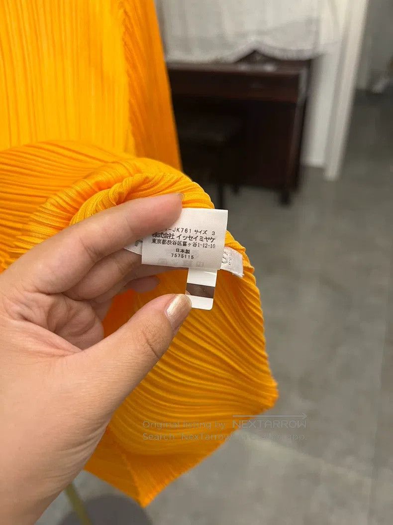 Issey Miyake Issey Miyake Orange Long Sleeve Base Layer Size L / US 10 / IT 46 - 3 Thumbnail