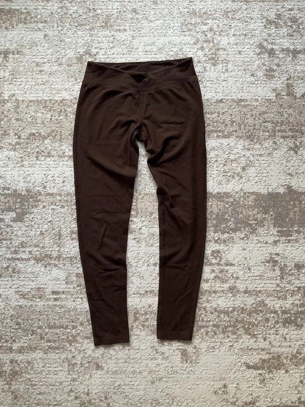 Polo Ralph Lauren Lauren Ralph Lauren Leggings 2000s Y2K Brown Coffee Rare Size 27" / US 4 / IT 40 - 1 Thumbnail