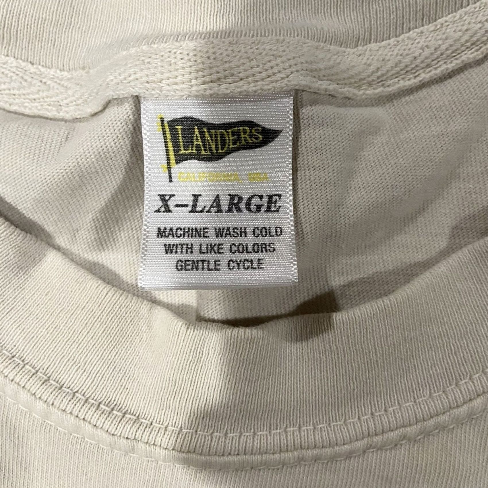 Sanders Landers Shirt Man XL Gray Crew Neck Short Sleeve Motorcycle Graphic Print Shirt You Aint A Cowboy You Aint Shirt XL Mens Size US XL / EU 56 / 4 - 3 Thumbnail
