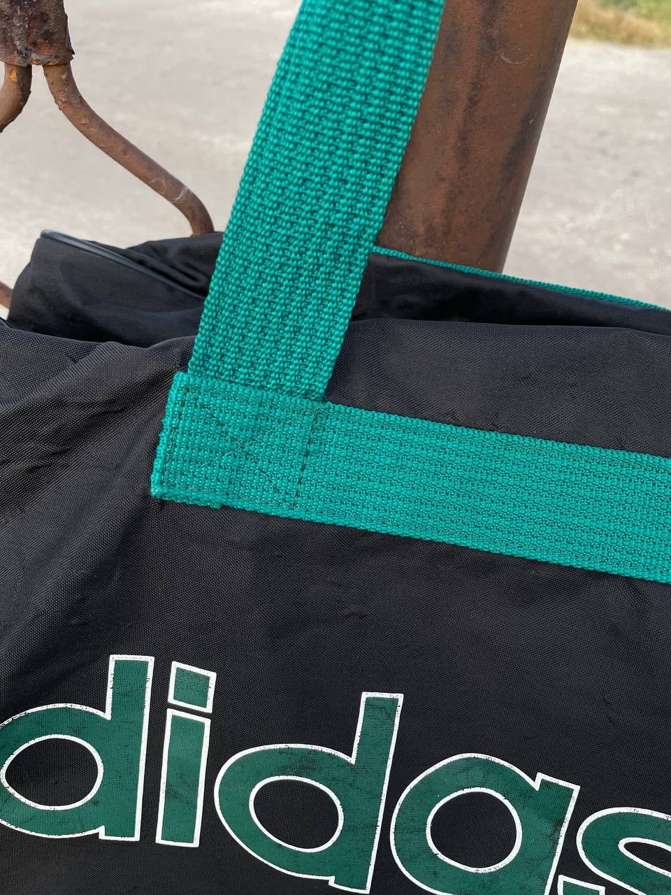 Adidas Adidas Vintage Bag Green-Black, Large Logo, Shamrock, 80s Size ONE SIZE - 6 Thumbnail