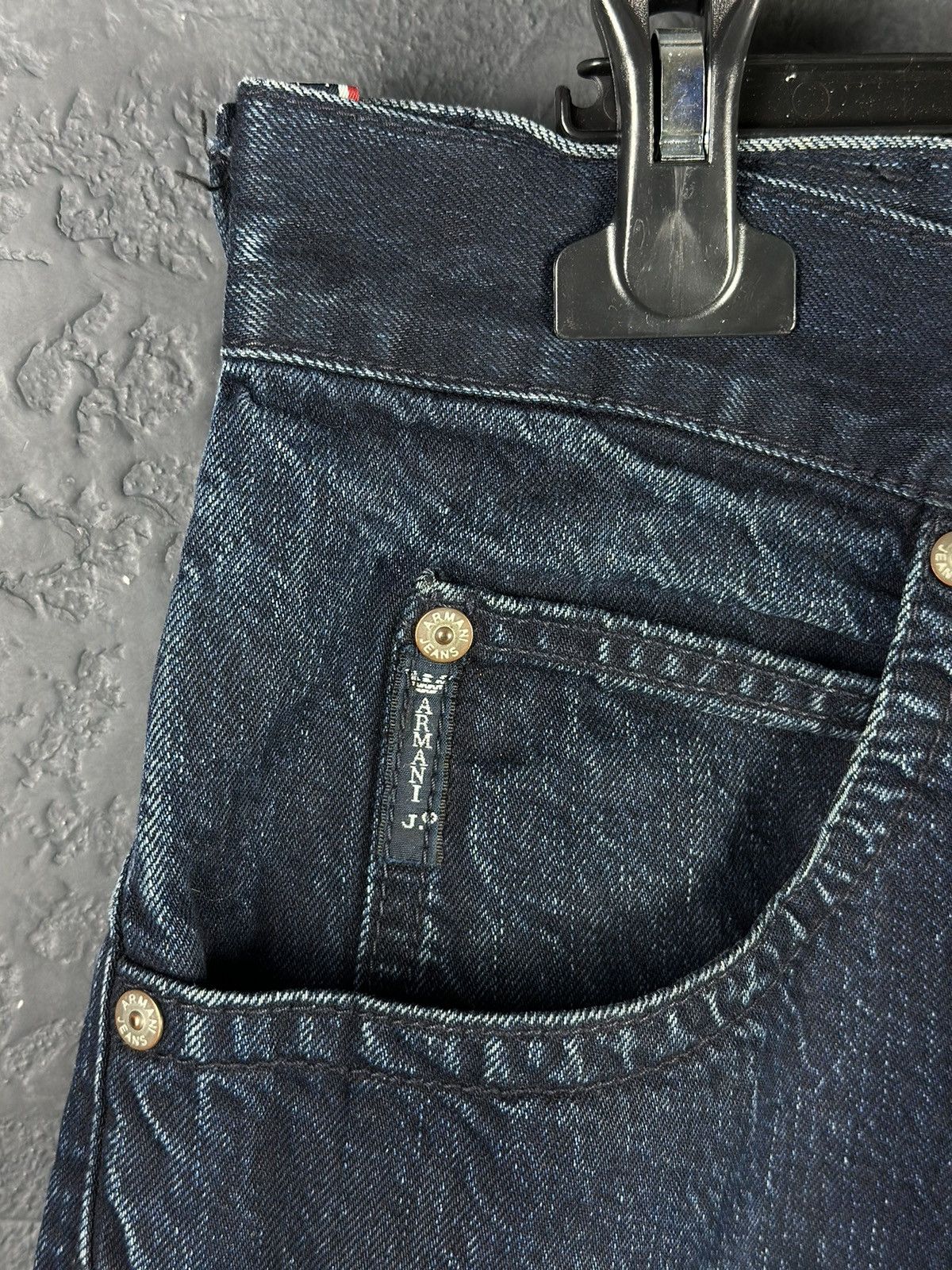Armani × Japanese Brand Vintage Armani Jeans Japanese Distressed Jeans Size US 36 / EU 52 - 8 Thumbnail