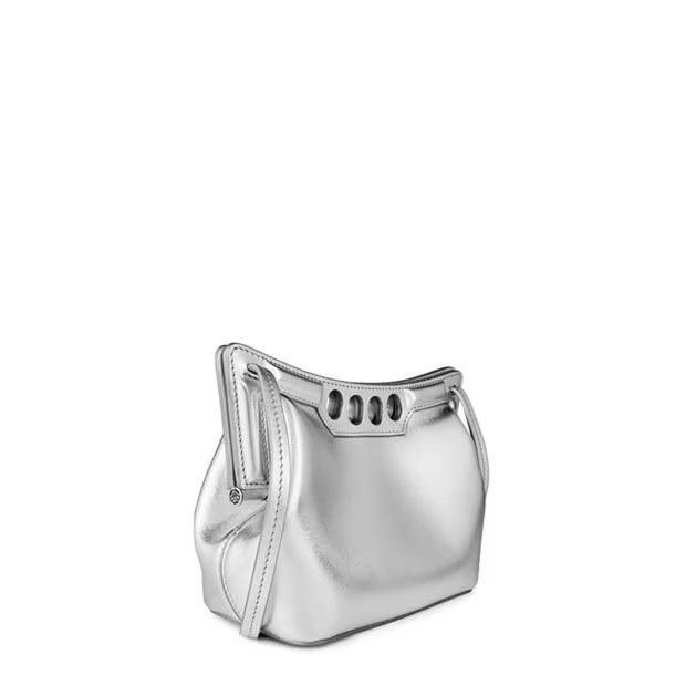 Alexander McQueen o1g2r1mq0824 Size: OS / The Peak Mini Bag in Silver Size ONE SIZE - 2 Thumbnail
