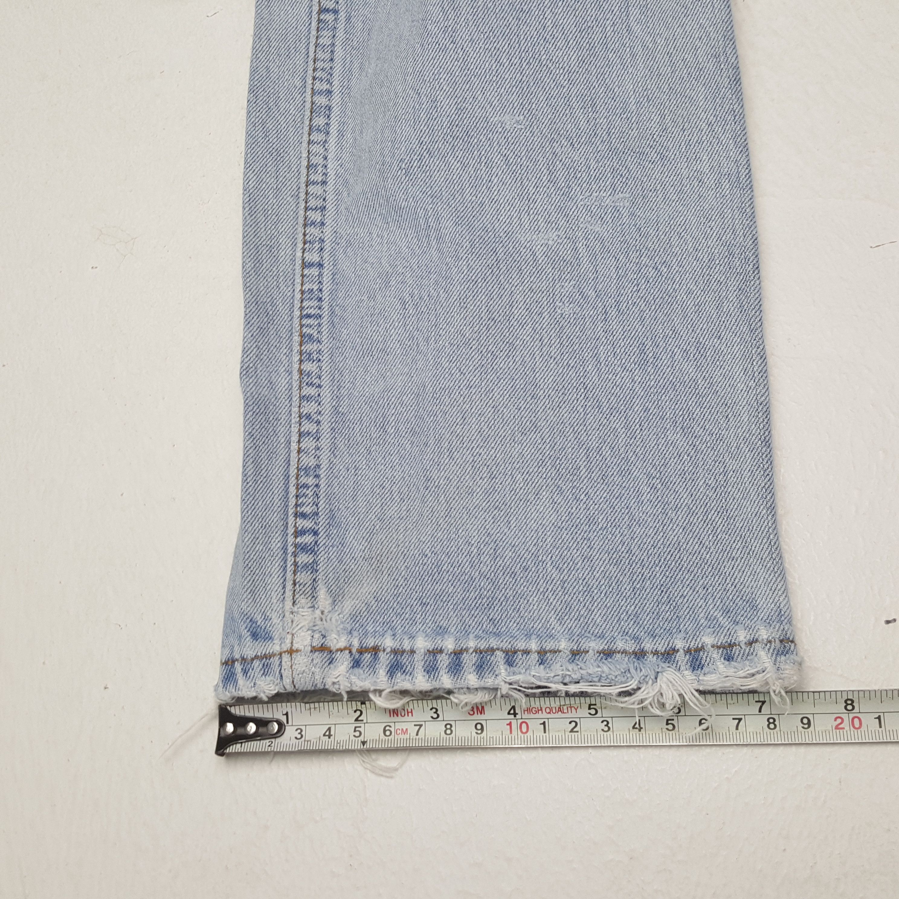 Levi's × Levi's Vintage Clothing × Vintage Vintage LEVI'S Kurt Cobain Distressed Patchwork Style Jeans Size US 28 / EU 44 - 11 Thumbnail