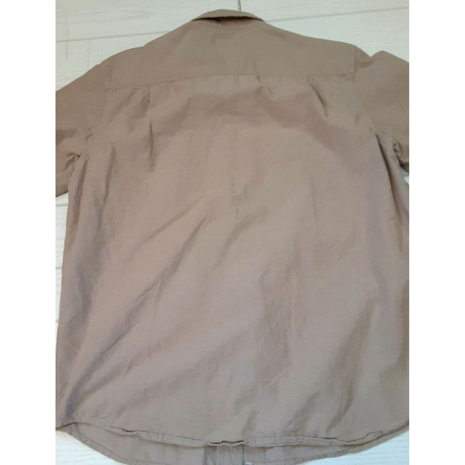 Carhartt VINTAGE Carharrtt Short Sleeve Full Button Working Shirt LG Men Khaki 90s Pockets Size US L / EU 52-54 / 3 - 2 Thumbnail