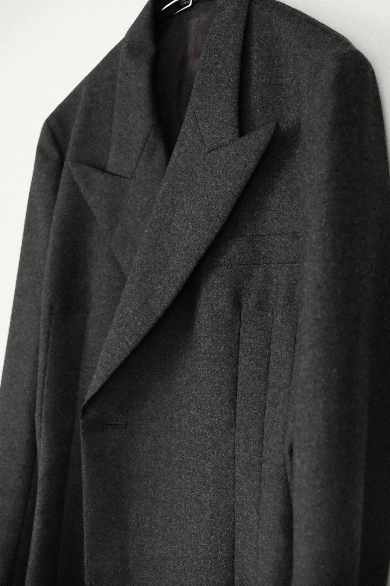 Yohji Yamamoto Yohji 98AW Archive Peak Lapel Mermaid Charcoal Size US XS / EU 42 / 0 - 7 Thumbnail