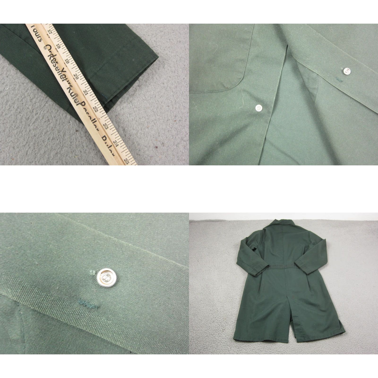 Sears VINTAGE Sears Jacket Mens M Green Workwear Canvas 60s 60s Classic Overcoat Jacket Utility Size US M / EU 48-50 / 2 - 9 Thumbnail