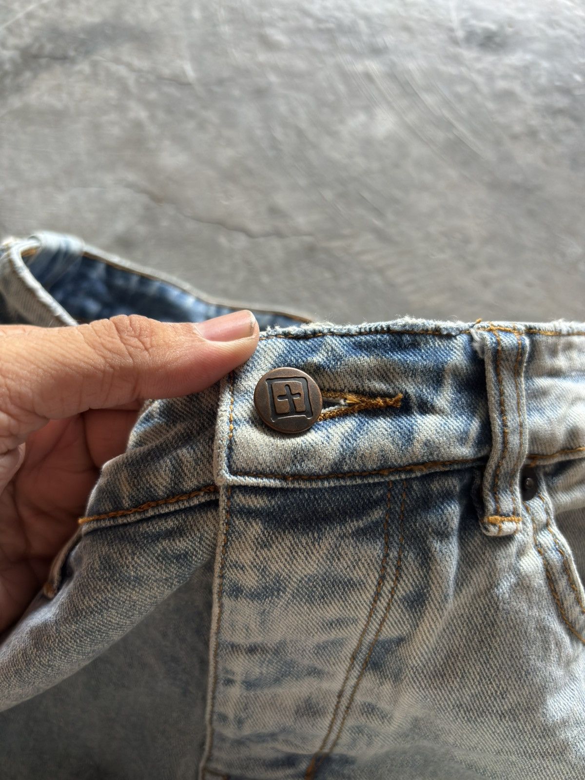 Ksubi KSUBI chitch chop slice n dice distressed denim acid wash Size US 34 / EU 50 - 3 Thumbnail