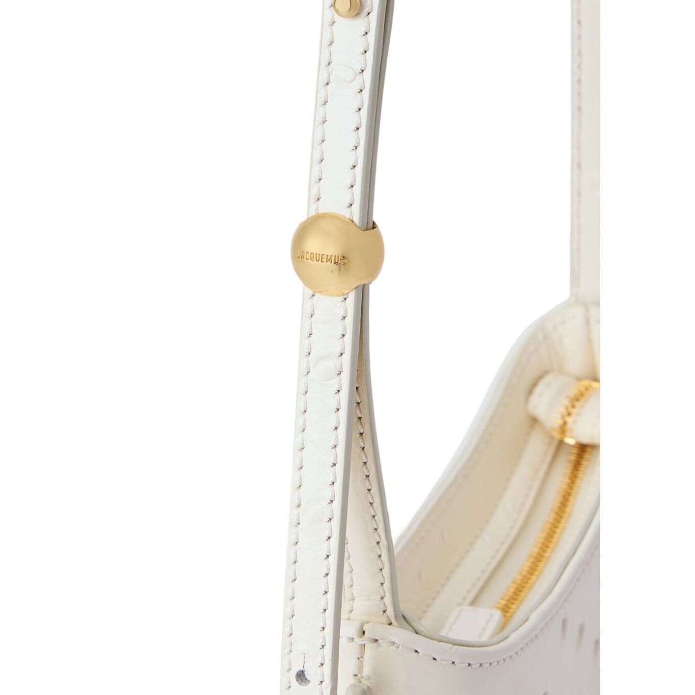 Jacquemus JACQUEMUS White Le Petit Bisou Shoulder Bag New & Authentic Size ONE SIZE - 3 Thumbnail