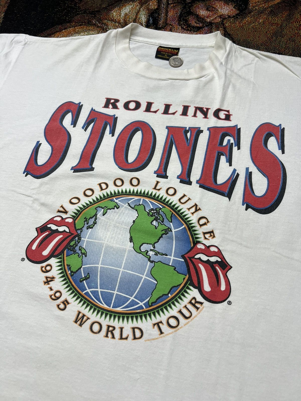 Vintage '94 Rolling Stones Voodoo Lounge Tour Tee