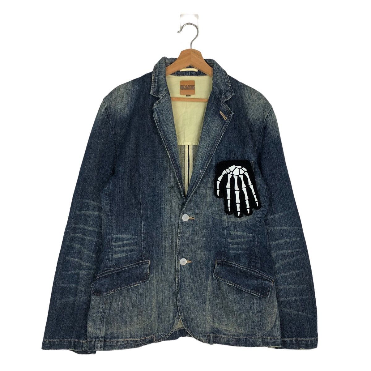 Issey Miyake 🔥90’s VINTAGE HIKORY CHORE DENIM JACKET PTPL JAPAN Size XL / US 12-14 / IT 48-50 - 1 Thumbnail