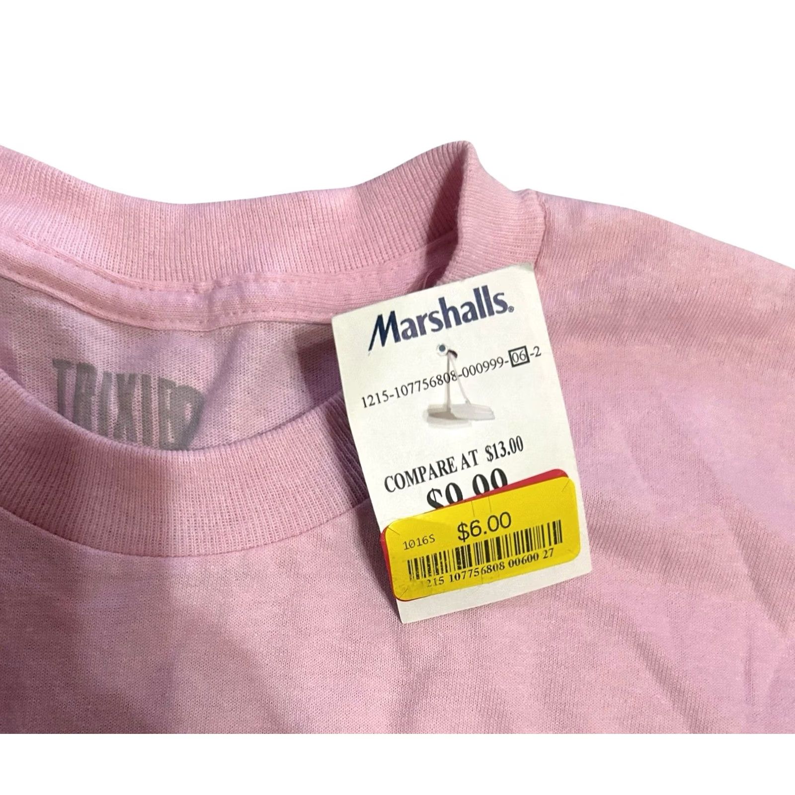Vintage Trixie & Katya Pink Women’s T-Shirt NWT Sz Medium Short Sleeve Tee 2 Face Print 90s Size M / US 6-8 / IT 42-44 - 5 Thumbnail