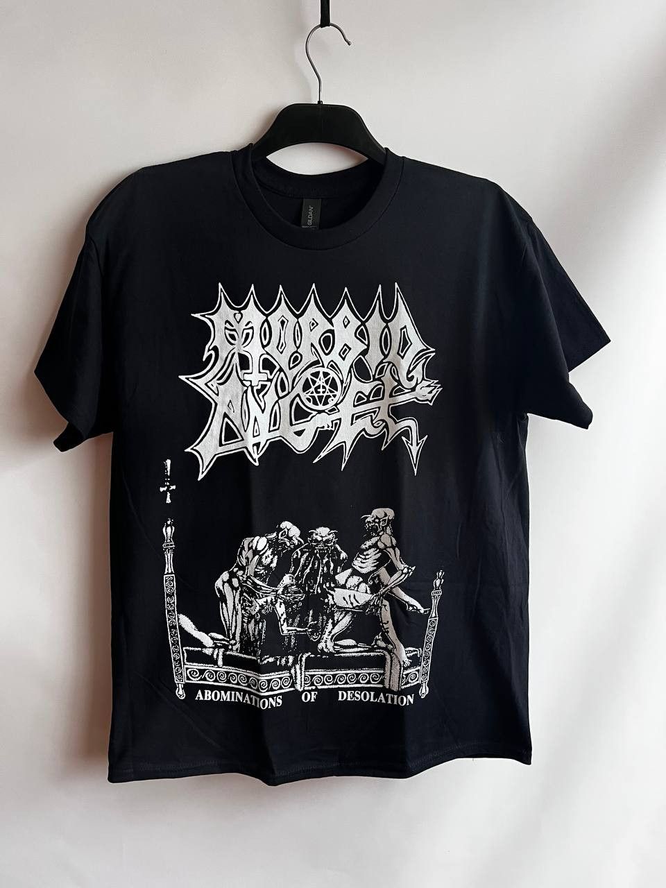 Band Tees Morbid Angel t-shirt L NEW Death Metal Obituary Decide Death Size US L / EU 52-54 / 3 - 1 Thumbnail