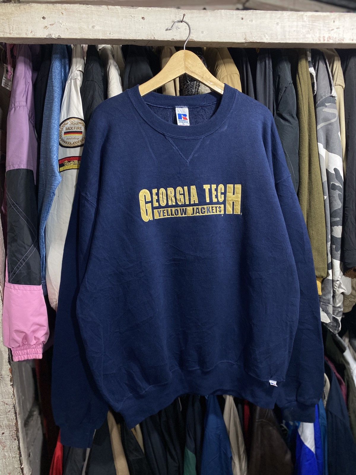 Russell Athletic × Vintage Vintage Russel Athletic Georgia Tech Size US XL / EU 56 / 4 - 2 Thumbnail