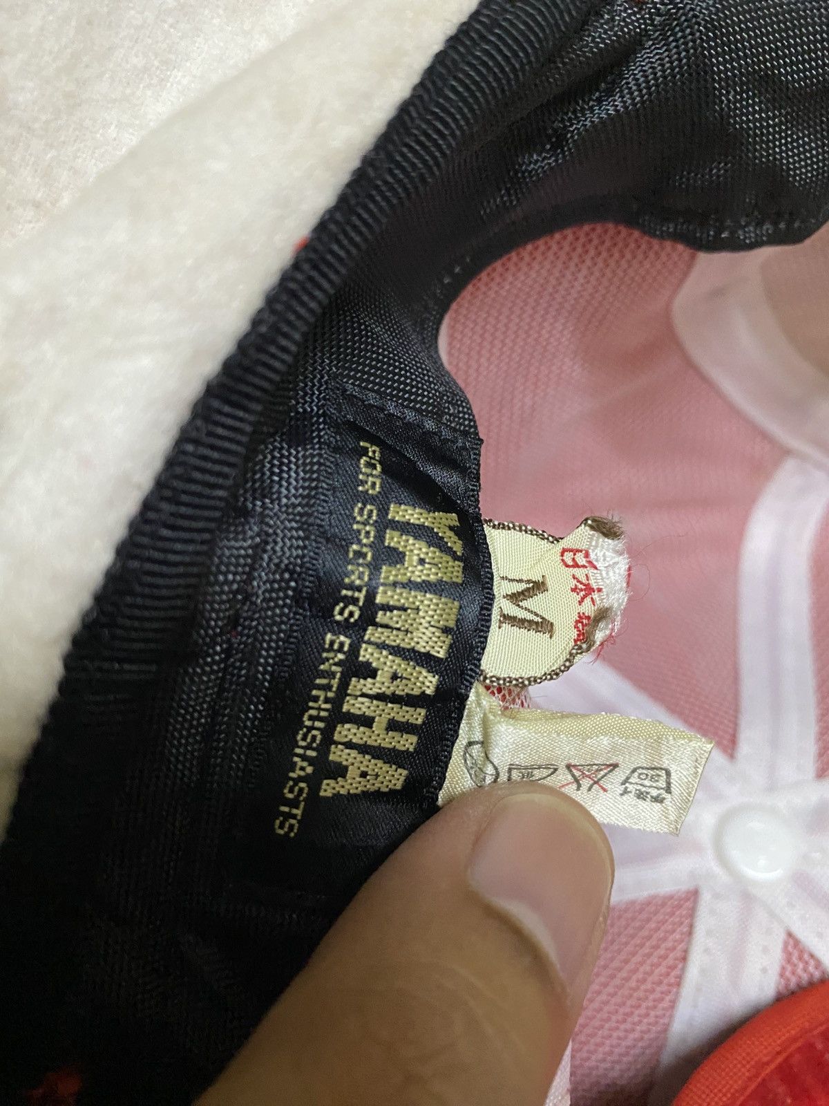 Marlboro × Yamaha Vintage RARE Yamaha Racing Team Corduroy w Ear Flap Hat Size ONE SIZE - 8 Thumbnail