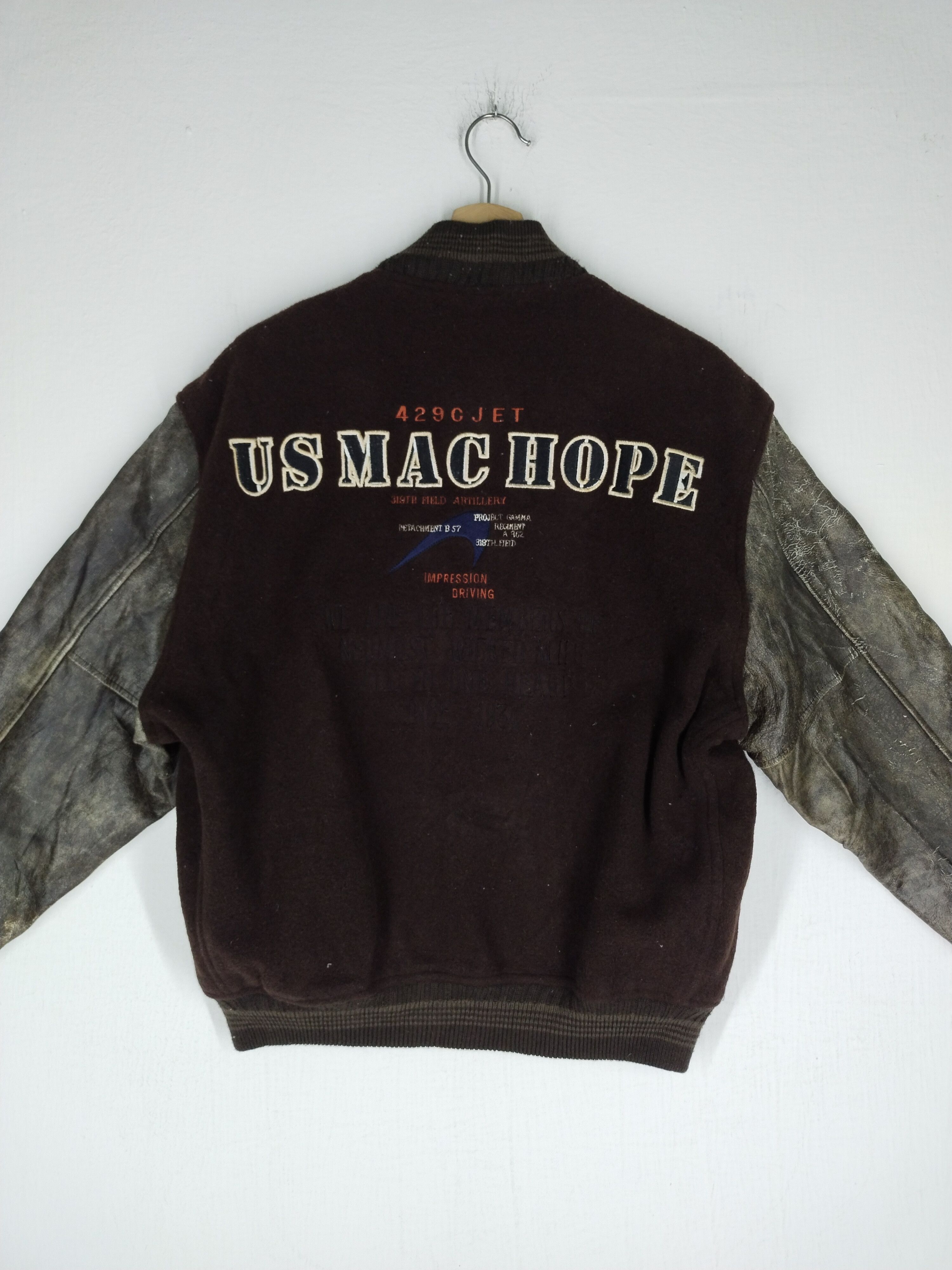 Vintage Vtg US Mac Hope Varsity Jacket Size US L / EU 52-54 / 3 - 9 Thumbnail
