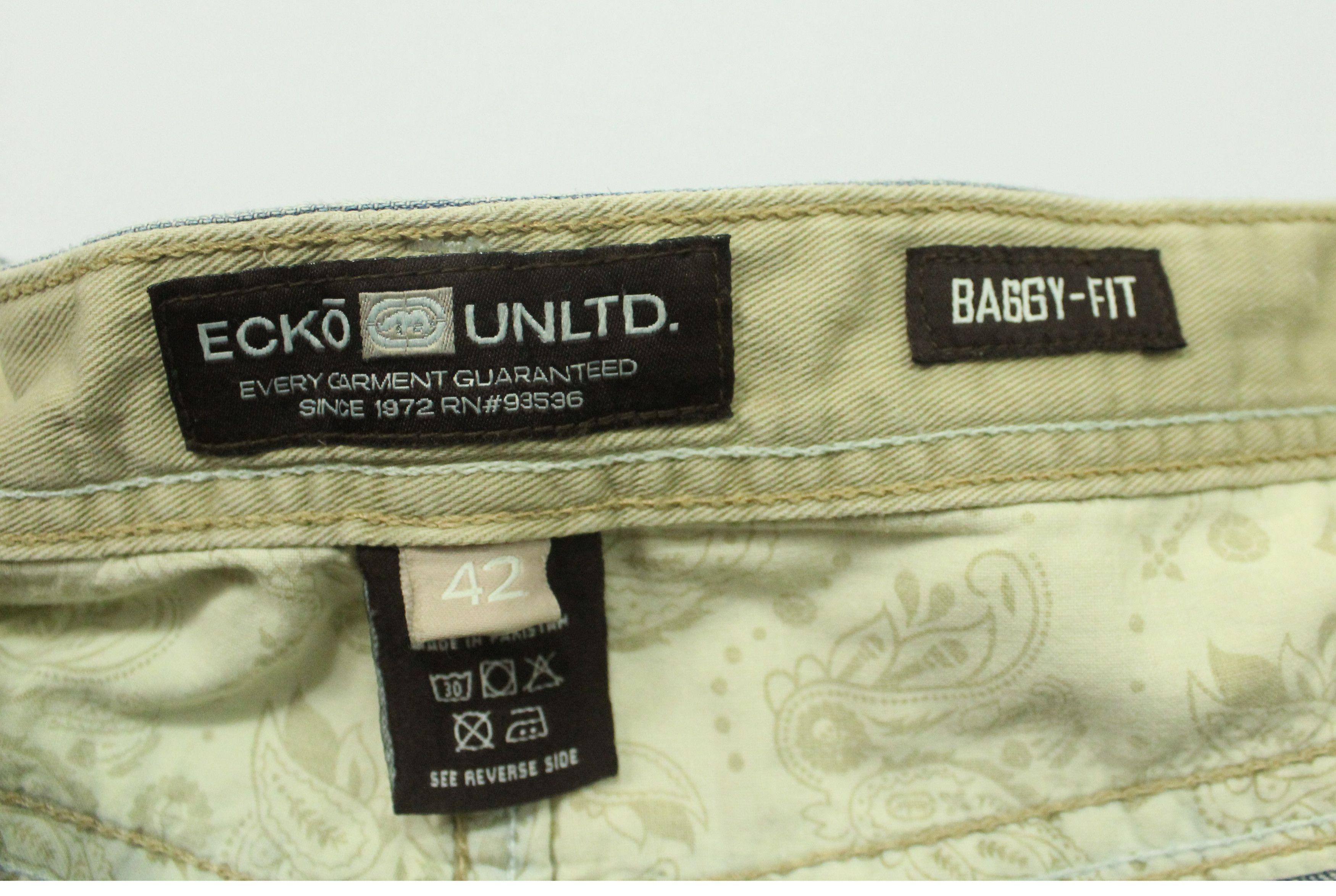 Ecko Unltd. ECKO UNLTD Denim Baggy Fit Embroidered Logo JNCO STUSSY Size US 42 / EU 58 - 15 Thumbnail