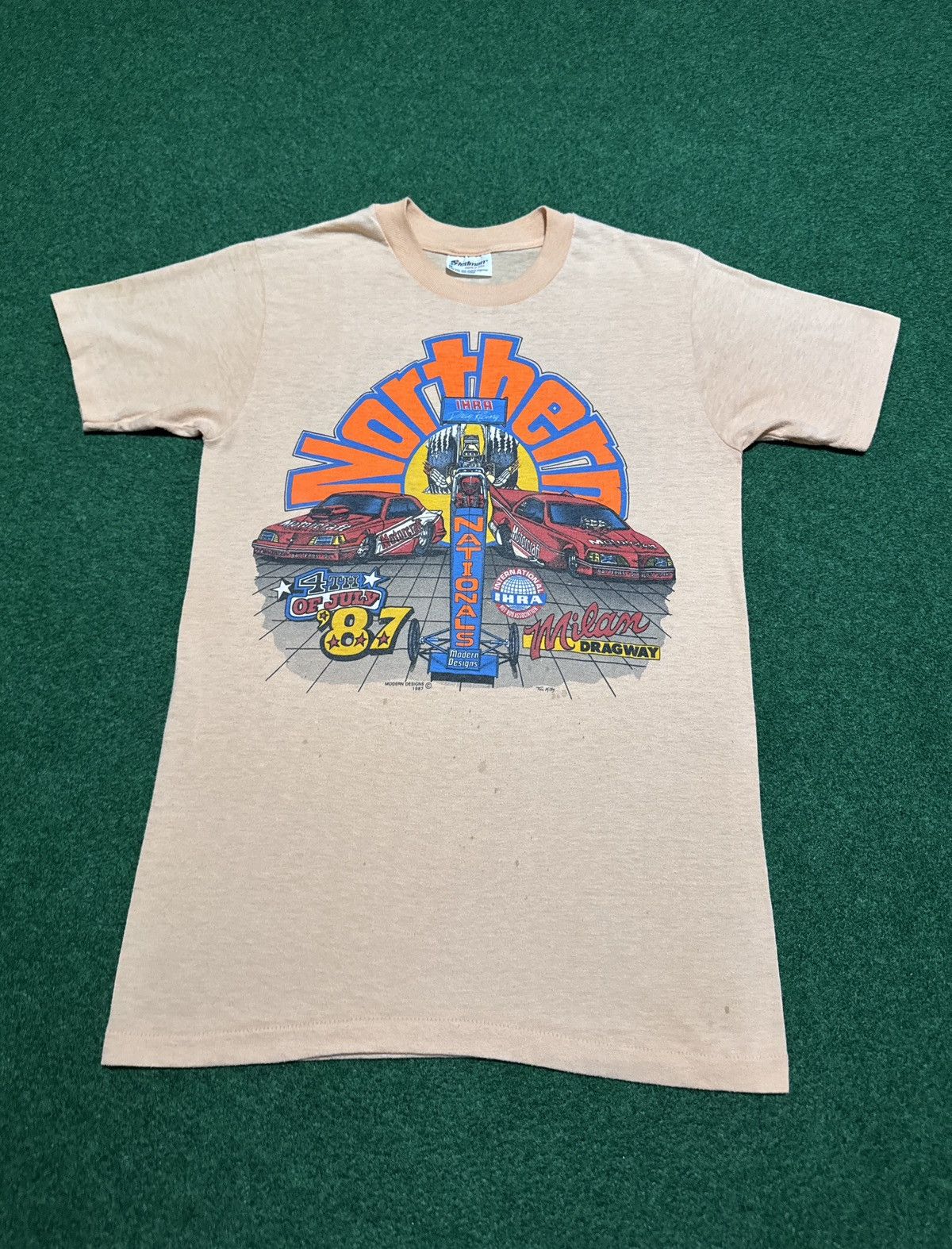 Vintage 80s Drag Racing IHRA Motorcraft World Nationals S/M T Shirt Size US S / EU 44-46 / 1 - 1 Thumbnail