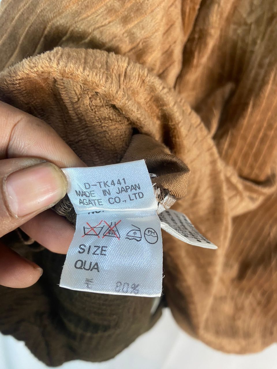Japanese Brand Agate cosmopolitan button up cudroy/wool shirt Size US L / EU 52-54 / 3 - 7 Thumbnail