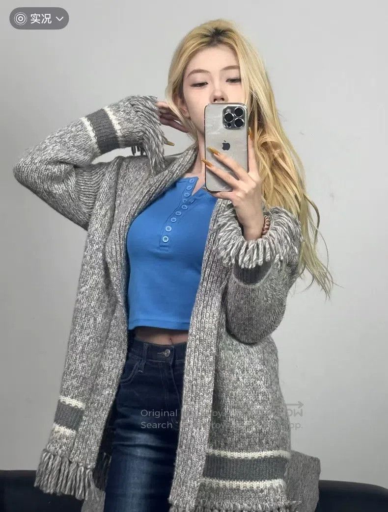 Dior Dior Logo knitted sweater coat Size XS / US 0-2 / IT 36-38 - 6 Thumbnail